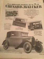 Publicite ancienne automobile d'occasion  Cheval-Blanc