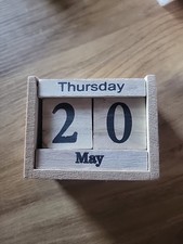 Wooden perpetual block for sale  Las Vegas