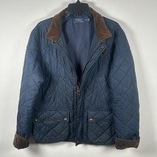 Jaqueta polo masculina Ralph Lauren acolchoada diamante celeiro luxo com zíper acabamento em veludo M comprar usado Jaqueta polo masculina Ralph Lauren acolchoada diamante celeiro luxo com zíper acabamento em veludo M comprar usado  Enviando para Brazil