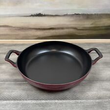 Ferro fundido em pó 3,5 qt frigideira braiser sem tampa de vidro vermelho bordô leitura comprar usado Ferro fundido em pó 3,5 qt frigideira braiser sem tampa de vidro vermelho bordô leitura comprar usado  Enviando para Brazil