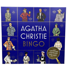 Jogo de tabuleiro Agatha Christie Bingo mistério Miss Marple Poirot crime policial 2022 comprar usado  Enviando para Brazil