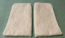 Par de fronhas de travesseiro Rachel Ashwell chique gasto acolchoado branco tamanho King 34 x 20 comprar usado  Enviando para Brazil