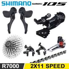 Shimano 105 R7000 Groupset 2x11 velocidade bicicleta de estrada cassete desviador dianteiro traseiro comprar usado  Enviando para Brazil