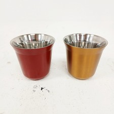 Nespresso metal cups for sale  ROMFORD
