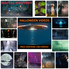 200+ Exibição de Vídeos de Janela de Halloween SEM PROJETOR INCLUÍDO/SOMENTE ARQUIVOS DIGITAIS comprar usado  Enviando para Brazil