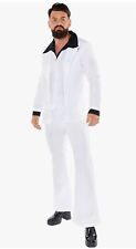 70s suit white for sale  CLEETHORPES