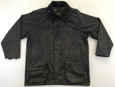 Jaqueta de cera Barbour Beaufort Original Tartan desbotada azul marinho country masculina C42 107 cm, usado comprar usado  Enviando para Brazil