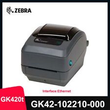 Impressora Térmica de Etiquetas de Código de Barras Zebra GK420t com Porta Ethernet GK42-102210-000 comprar usado  Enviando para Brazil