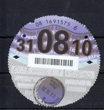 Usado, Disco de imposto rodoviário GB - agosto de 2010 - veja comentários na descrição e abaixo comprar usado  Enviando para Brazil