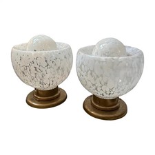 Two 1970s Mediados de Siglo Modern Murano Glass And Latón Big Mesa Lámparas By comprar usado Two 1970s Mediados de Siglo Modern Murano Glass And Latón Big Mesa Lámparas By comprar usado  Enviando para Brazil