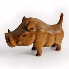 Wooden warthog boar for sale  LUTON