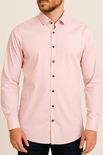 Camicia uomo rosa usato  Bologna
