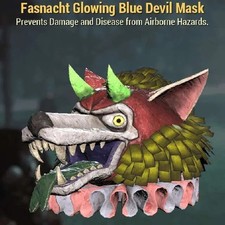 Fasnacht Glowing Blue Devil Mask For Fallout 76 For Xbox One Fast Delivery✅️, usado comprar usado  Enviando para Brazil