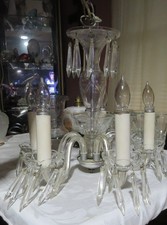 Vintage etched crystal for sale  Lisbon