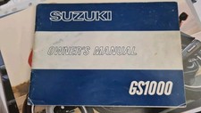 Suzuki gs1000 owners for sale  DAGENHAM