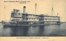 Egito - CAIRO - Anglo American Nile & Tourist Co. Steamer Puritan comprar usado Egito - CAIRO - Anglo American Nile & Tourist Co. Steamer Puritan comprar usado  Enviando para Brazil