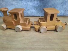 Solid wood train for sale  ST. AUSTELL