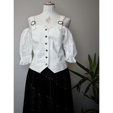Camicia corpetto tirolese usato  Italia