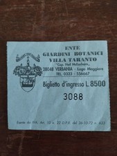 Biglietto ingresso usato usato  Martinsicuro