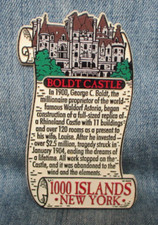 Usado, Ímã de borracha Boldt Castle 1000 Ilhas Nova York lembrança geladeira MB43 comprar usado  Enviando para Brazil