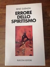 Errore dello spiritismo. usato  Milano