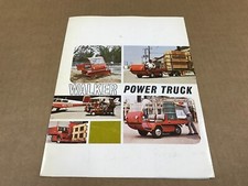 EXTREMAMENTE RARO Folheto Vintage Walker Power Truck Concessionária Vendedor comprar usado  Enviando para Brazil