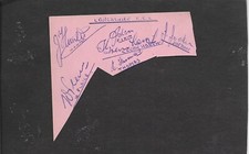 Original autographs 1955 for sale  LONDON