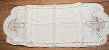 Vintage linen embroidered for sale  Broken Bow