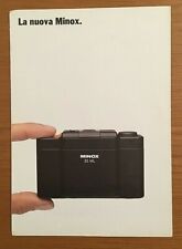 Brochure vintage minox usato  Milano