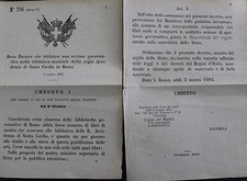 Regio decreto istituisce usato  Italia