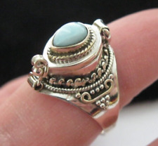 Sterling silver larimar for sale  WESTON-SUPER-MARE