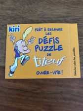 Publicité puzzle titeuf d'occasion  Livry-Gargan