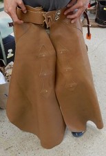 Handmade leather batwing for sale  El Dorado