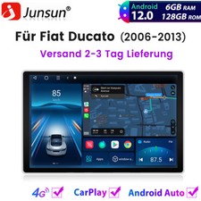 13.1" 6 + 128G Carplay Radio samochodowe 8-rdzeniowe GPS NAVI BT DAB + do Fiata Ducato 2006-2013 na sprzedaż  Wysyłka do Poland