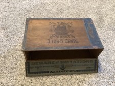 Antique wood cigar for sale  Luling