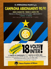 Depliant inter campagna usato  Milano