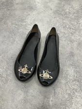 Sapatilhas de balé femininas Vivienne Westwood Melissa tamanho EUR 37 pretas comprar usado  Enviando para Brazil