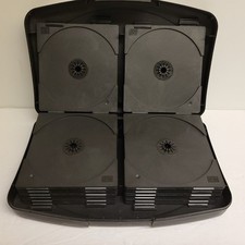Estojo rígido portátil LASERLINE CD/DVD 24 discos suporte de armazenamento robusto compacto transporte, usado comprar usado  Enviando para Brazil