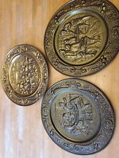 Vintage brass plates for sale  Forestdale