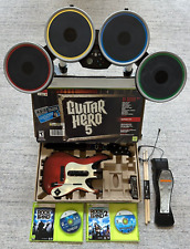 Xbox 360 Guitar Hero Rock Band Ultimate Bundle Novo Guitar Hero 5 Guitarra TESTADO comprar usado  Enviando para Brazil