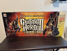 Guitar Hero III: Legends of Rock - PS3 - zestaw kontrolerów gitarowych japoński na sprzedaż  Wysyłka do Poland