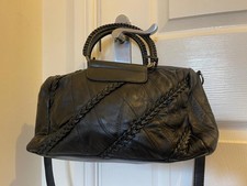 Women black leather for sale  ASHFORD