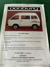 Danbury campers camper for sale  KENDAL