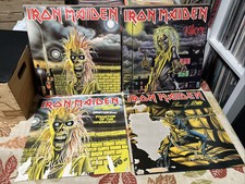 4x IRON MAIDEN LP:NM- Piece Of Mind EMA-800 UK,Killers US 1981, Women Uniform EP comprar usado  Enviando para Brazil