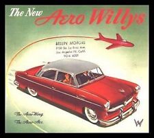 Folheto 1952 Aero Willys - Aero Wing, Aero Ace 52, usado comprar usado  Enviando para Brazil