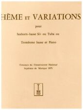 Thème variations saxhorn d'occasion  Domont