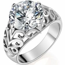 Anel de noivado de casamento feminino feminino 6,5 quilates zircônia cúbica aço inoxidável comprar usado  Enviando para Brazil