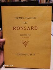 Poemes amour ronsard d'occasion  Réalmont