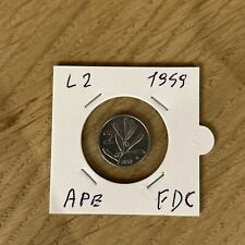 Moneta lire 1959 usato  Villar Perosa