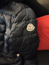 Moncler blu piumino usato  Roma